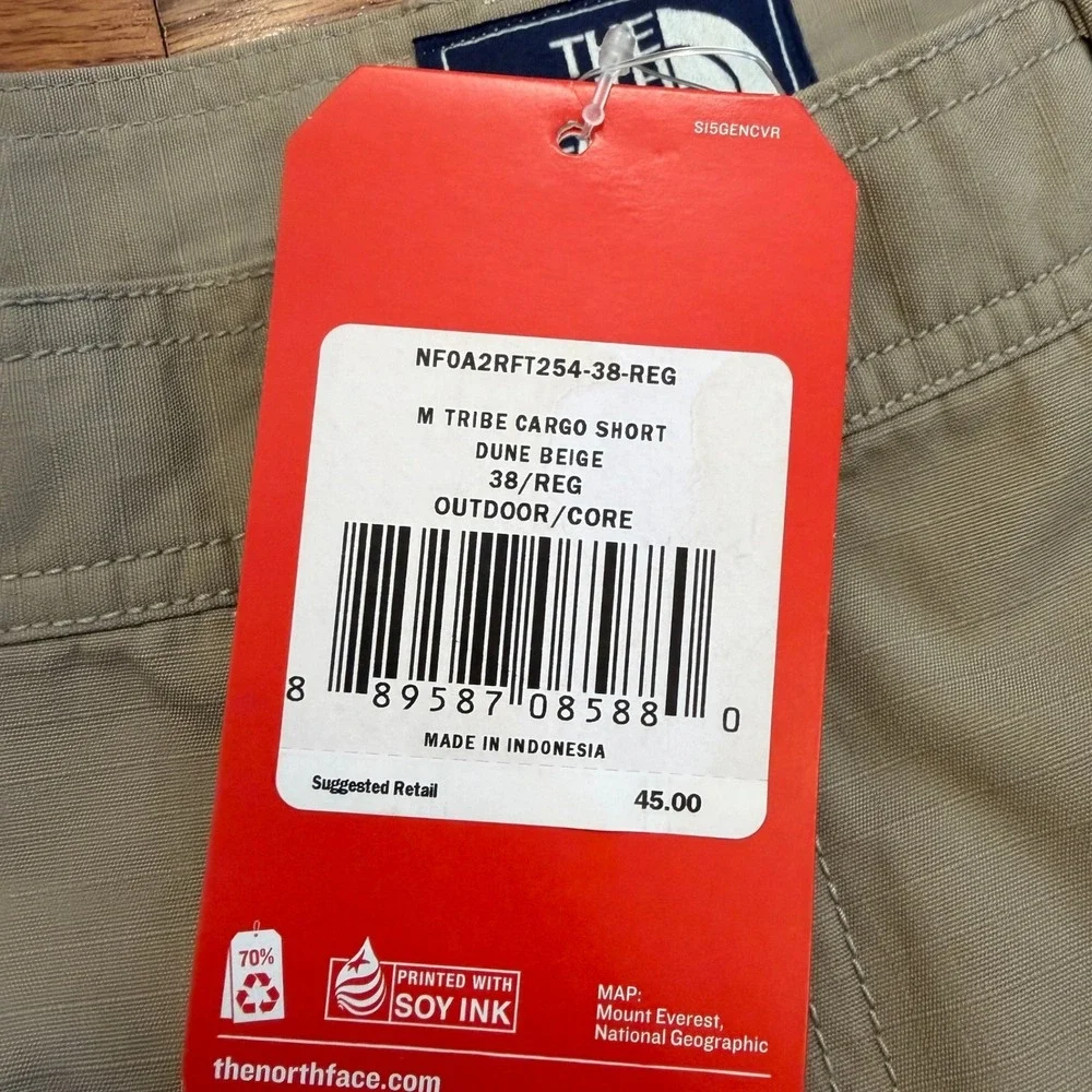 The North Face Tribe Cargo Short Mens 38 Dune Beige Hiking Outdoor Ripstop 11